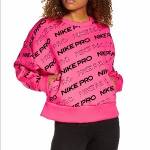 Nike Pro Dri-Fit Crop Sweatshirt Sz L NWT
